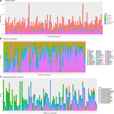 Age-correlated changes in the canine oral microbiome